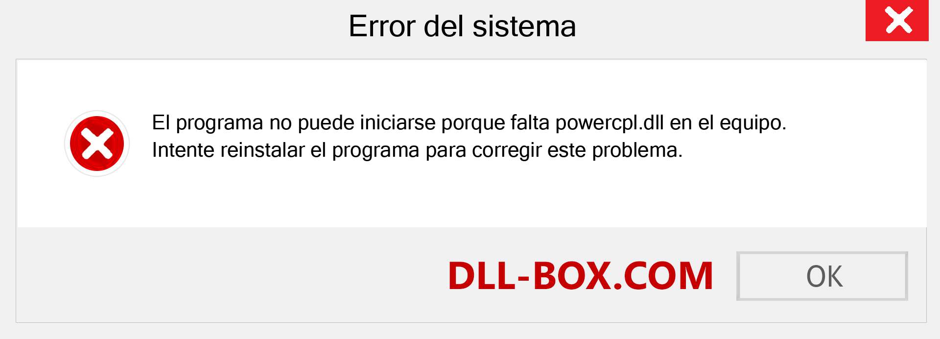 ¿Falta el archivo powercpl.dll ?. Descargar para Windows 7, 8, 10 - Corregir powercpl dll Missing Error en Windows, fotos, imágenes